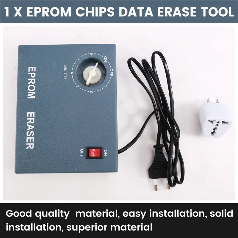 

PZHI-UV Eprom Ластик Стирание Ультрафиолетового света Таймер Полупроводниковая пластина (IC) Стирание излучения Чипы EPROM Инструмент для стирания данных Вилка стандарта США
