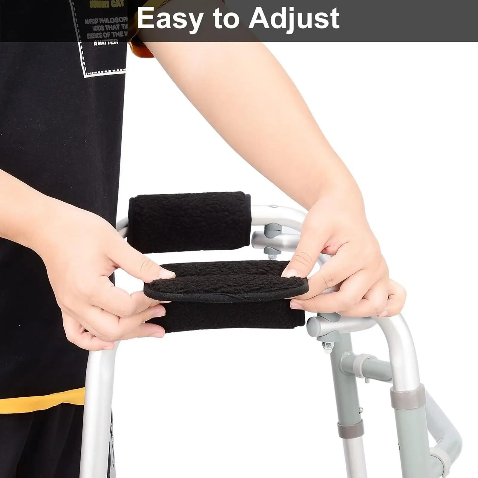 Soft Cushion Pads Universal Hand Rest Cover for Mobility Walker Adjustable Arm Protector for Seniors