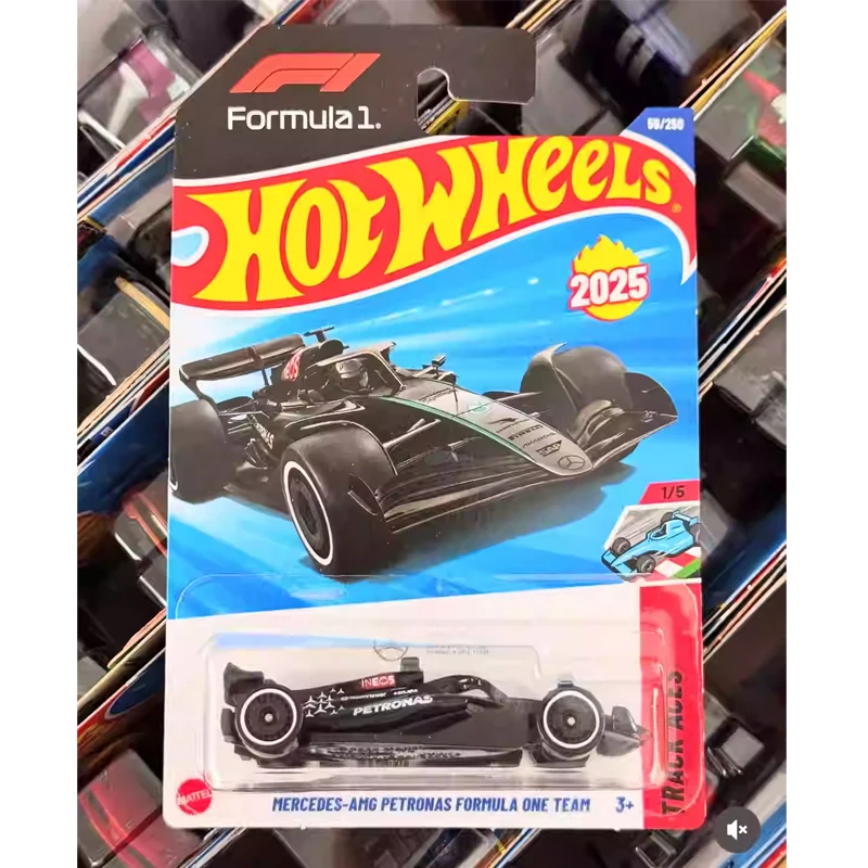 

2025J Original Hot Wheels Car Mercedes AMG Petronas Boys Toys 1/64 Diecast Racing Voiture Model Collection Birthday Gift Formula