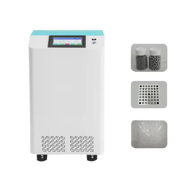 High-throughput vertical freeze grinding instruments - laboratory high-efficiency grinding equipment for precise temperature
