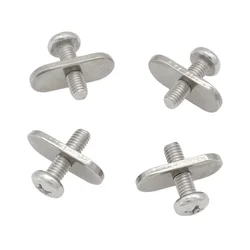 4Pack Stainless Steel Kayak M6 Screws Nuts Rail Track Mount Tie Down Eyelet For Kayak Canoe Rail Mounting System Boat Accessorie