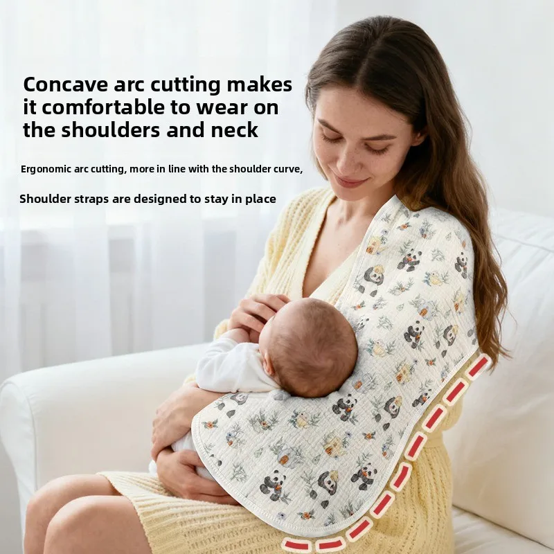 

Baby Cotton Gauze Towels - Newborn Square Bibs, Burp Cloths & Toddler Hand Towels, Soft Skin-Friendly Multi-Use Face Cloths