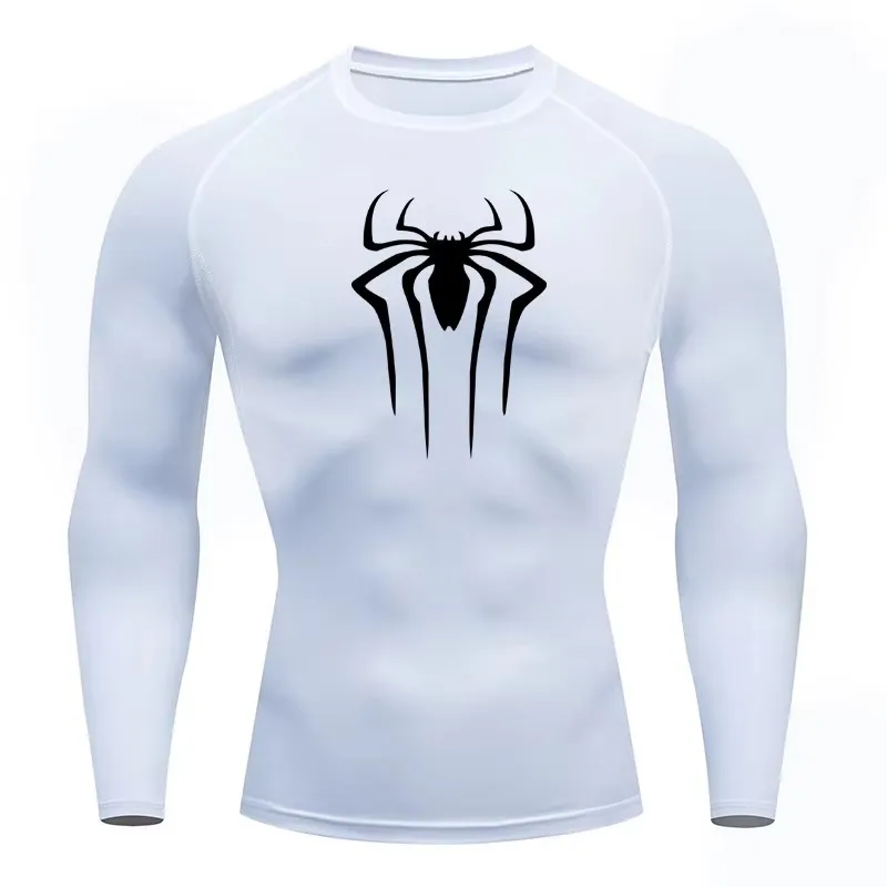 Sun Protection Sports Second Skin Running T-shirt Men's Fitness Rashgarda MMA Long Sleeves Compression Shirt Workout Clothing