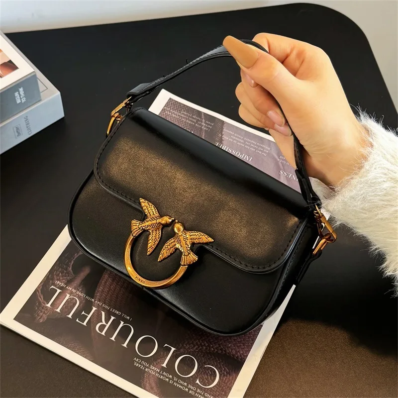 

New Popular High-End Fashion Portable Small Square Women's Bag - Unique Design, Shoulder & Messenger Styles Versatile Clothing