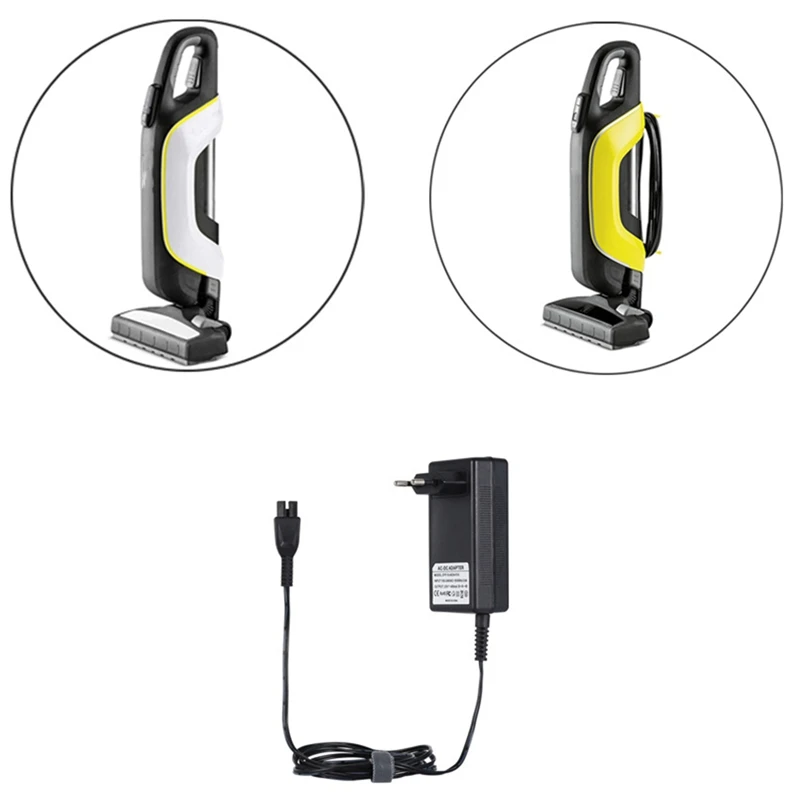 Top-rVacuum Cleaner Charger Overcharge Protection Adapter Power Supply for Karcher VC4I VC5 Vacuum Cleaners EU