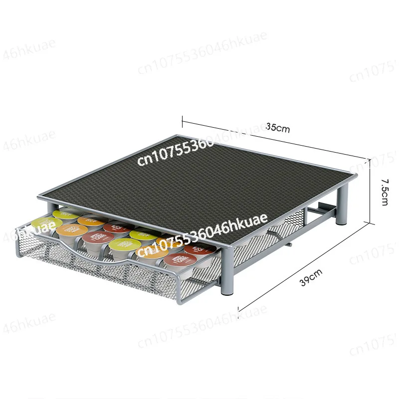 Creative Drawer Capsule Storage Box Metal Coffee Rack