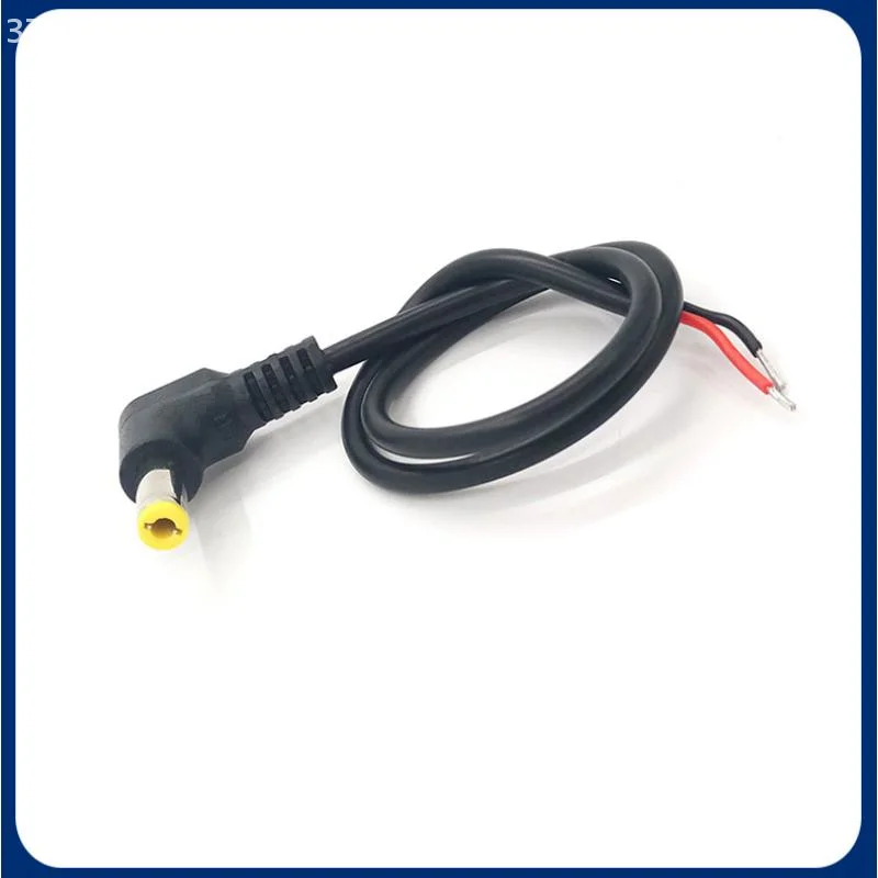 1/5PCS DC Power Connector Cable, 90-Degree Right Angle, 5.5x2.5mm/2.1mm Male Plug, 30cm Length