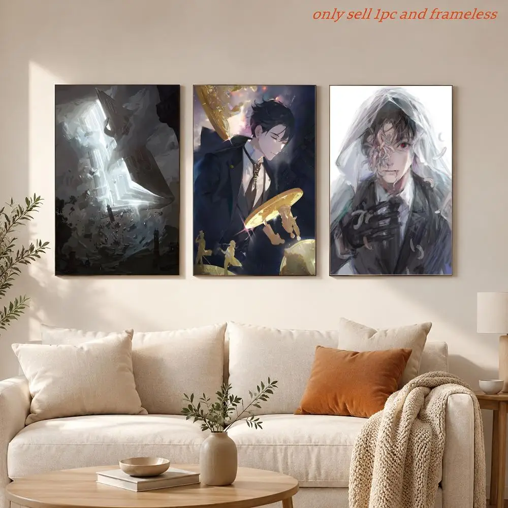 Cartoon Comic L-Lord of Mysteries Poster HD Anime Hot Theme Singer/OST/Movie-Waterproof Self-Stick Home Decor