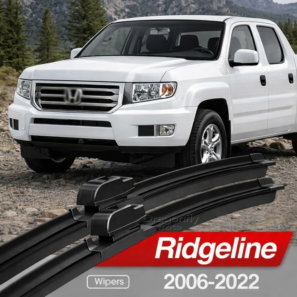 

Щетки стеклоочистителя для лобового стекла, 2 шт., аксессуары для окон, 2007, 2012, 2015, 2017, 2018, 2020 для Honda Ridgeline 2006-2022