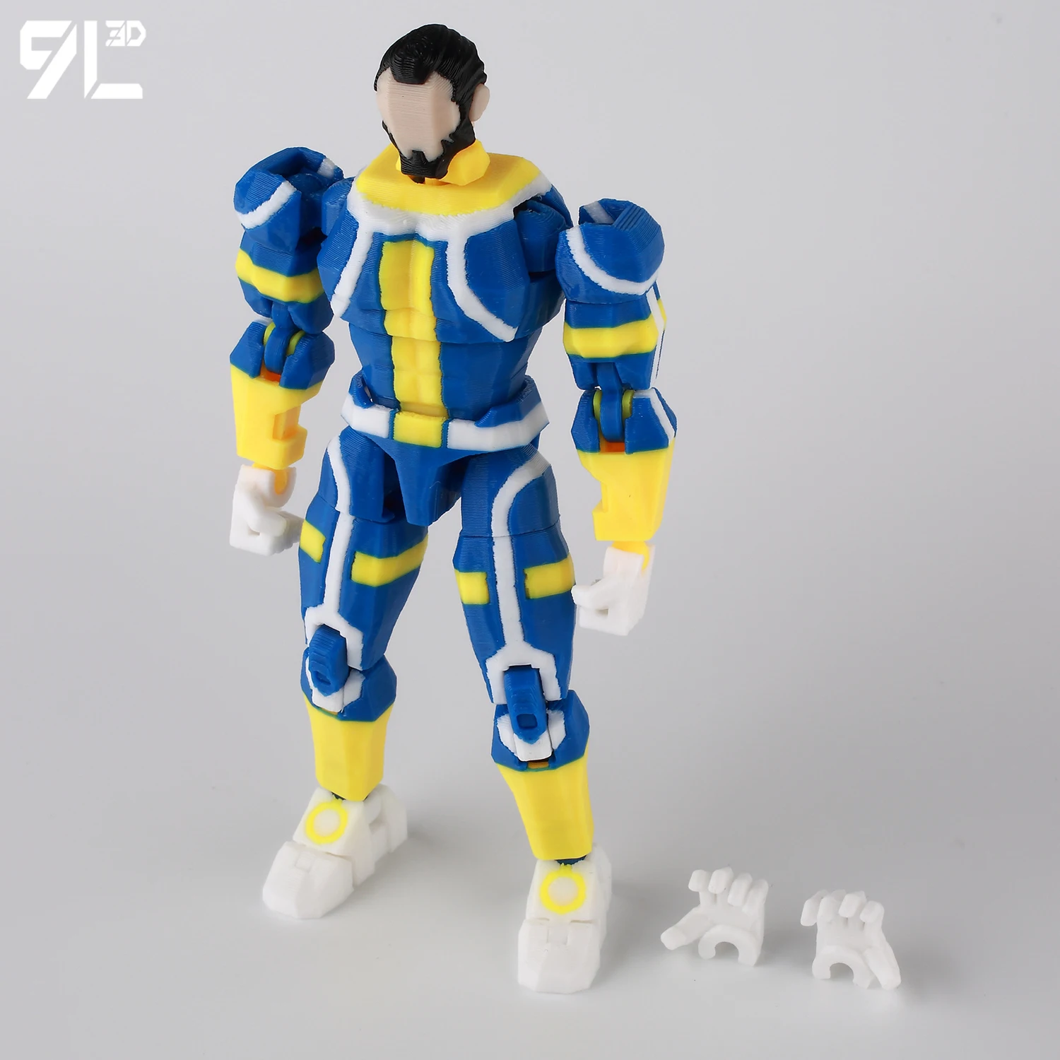 9L3D Superhero Team Invincible Boy Heroes Action Figure Lucky13 Dummy13 Veelkleurige T13 Multi-Jointed Collectible Toys Titan13