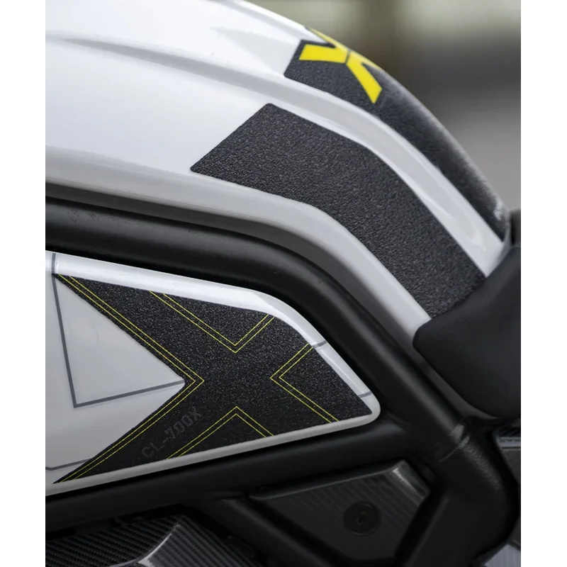 For CFMOTO 700CL-X CLX 700, Non-Slip Motorcycle Fuel Tank Pad Side Knee Grip Protector, Adhesive Stickers