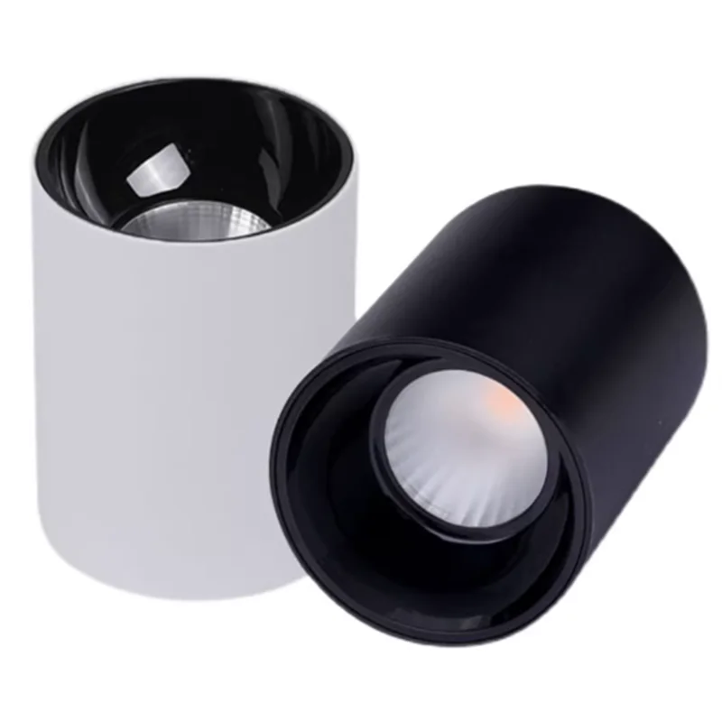 سطح شنت المضادة للوهج LED النازل AC110V-230V عكس الضوء 7W9W12W15W20W24W COB الأضواء مصباح السقف CRI98 lndoor الإضاءة