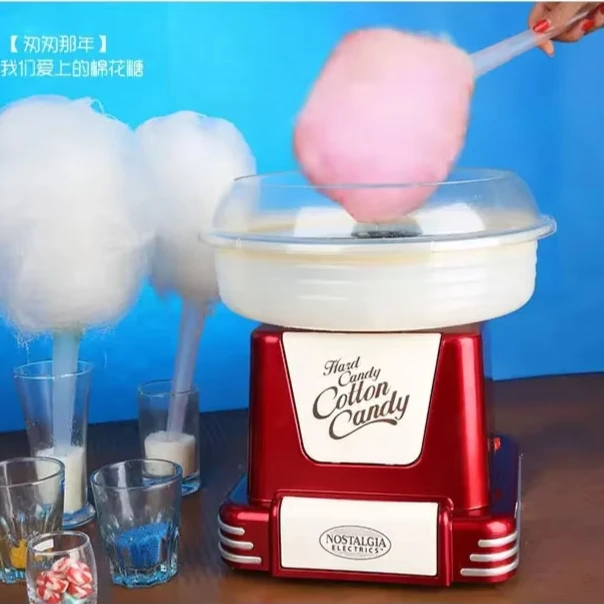 Fully Automatic Small Mini Marshmallow Machine - Household Cotton Candy Food Processor for Children and Business