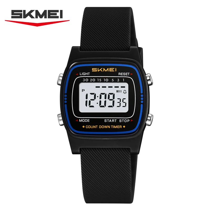 SKMEI 2540 Women Teenager Digital Watches Fashion Silicone Strap Led Waterproof Sports Wristwatch Female Boy Kids Alarm Clock