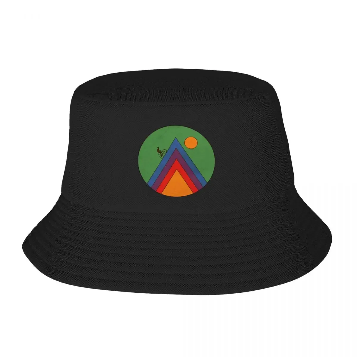 Cycling, biking, MTB love! (on black) Bucket Hat derby hat Snap Back Hat Men's Hats Women's