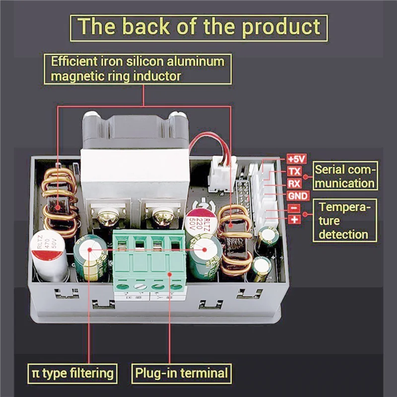 AB46-SK150C CNC DC Regulated Power Supply Constant Voltage And Constant Current Step-Up And Step-Down Module 40V 8A