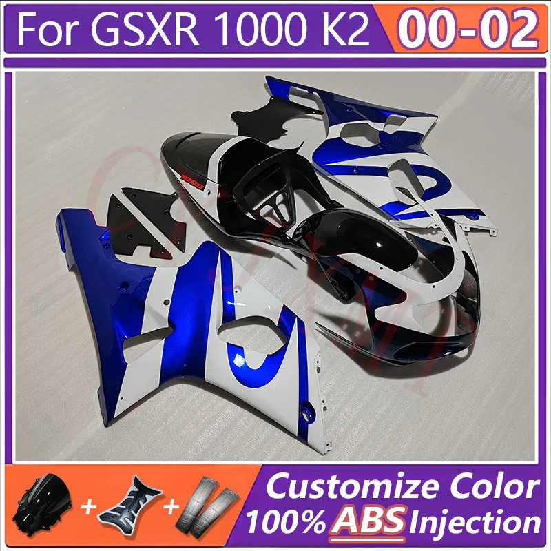 

Full Body Motorcycle Fairings for Suzuki GSXR1000 K2 2000 2001 2002 Fairing Panel Kit GSXR 1000 00-02 Bodyframe Backseat Housing