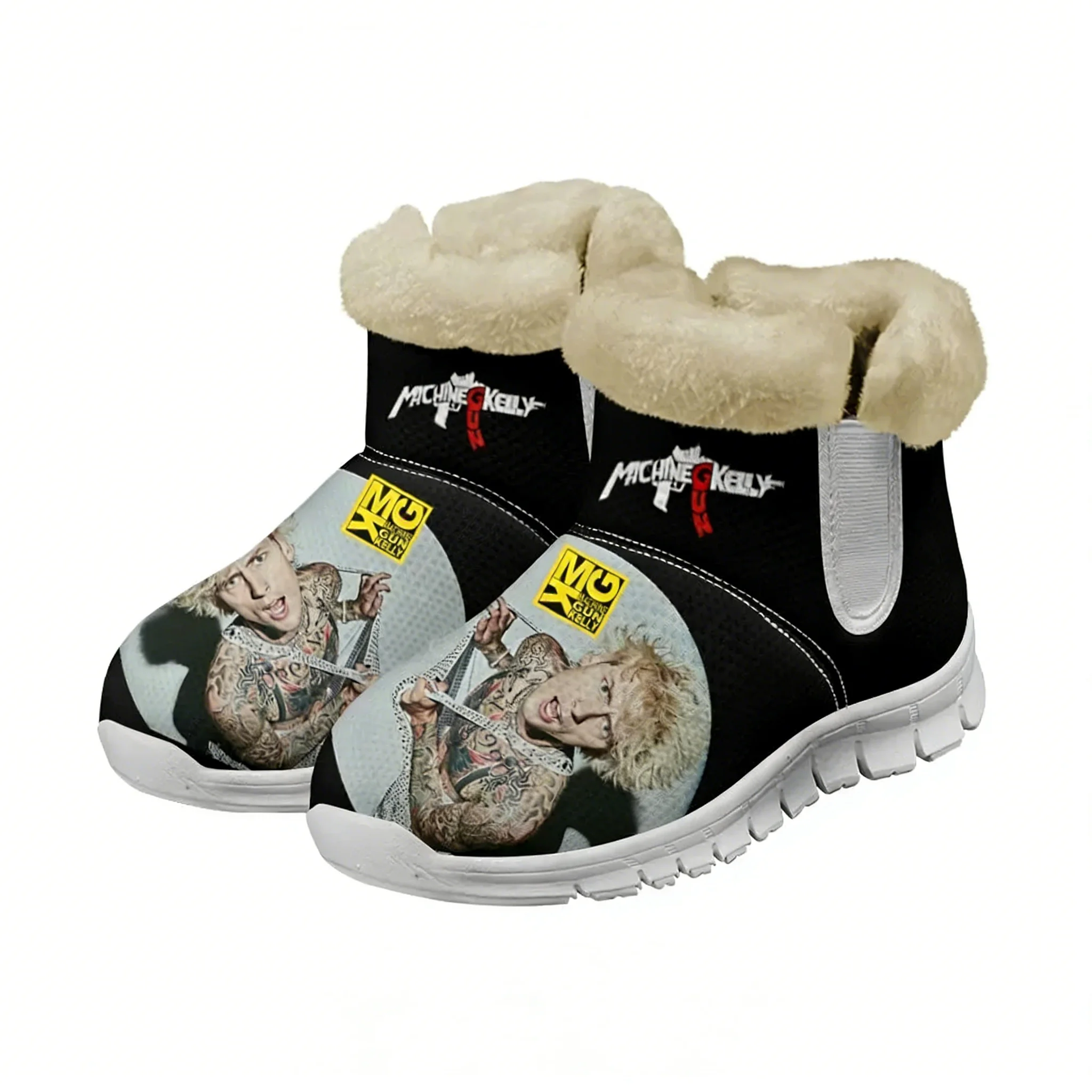 

M-Machine Gun K-Kelly MGK Snow Boots MensWomens Teenager Shoes Keep Warm Casual Winter Outdoors Boot Lightweight Sports