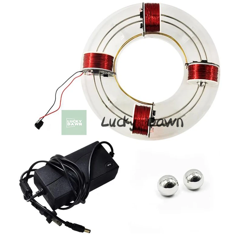 

Electromagnetic cyclotron, circular accelerator, scientific experimental equipment, novel and unique physics teaching aid model