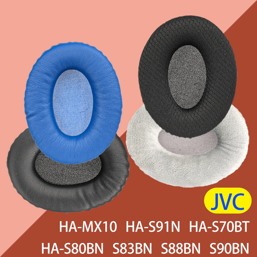 Earpads for JVC HA-S91N S70BT S80BN S83BN S88BN S90BN Headphones MX10 Ear Cushions Replacement Headset Pads Velour Foam Cover