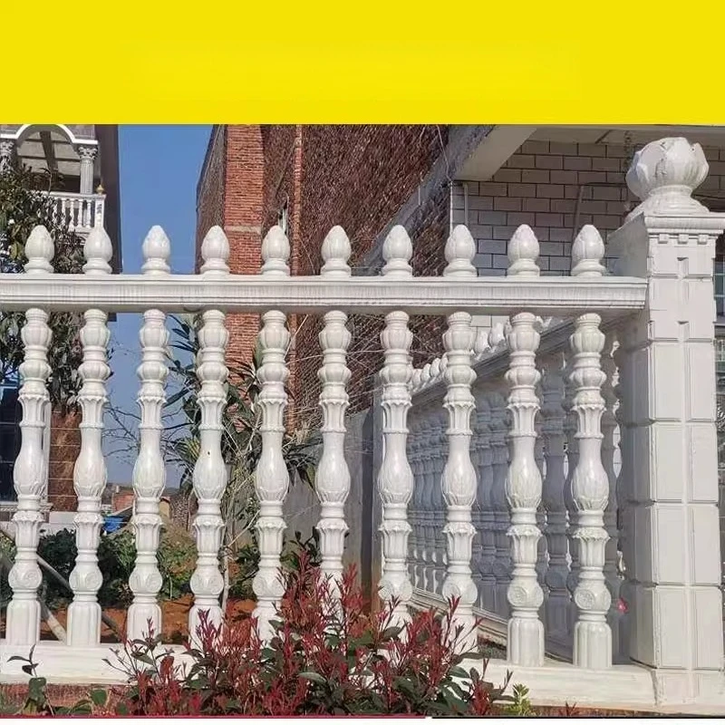 Sword Emperor Fence Cast-in-Place Building Outdoor Courtyard Protective Fence Cement Pillar New Rural Construction Mold