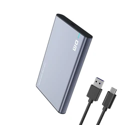 DM HD002 USB 3.0 Gen2 Type-C SATA III Enclosure for 2.5” SSD/HDD (4TB) - Tool-Free Design, UASP & 6Gbps Speed