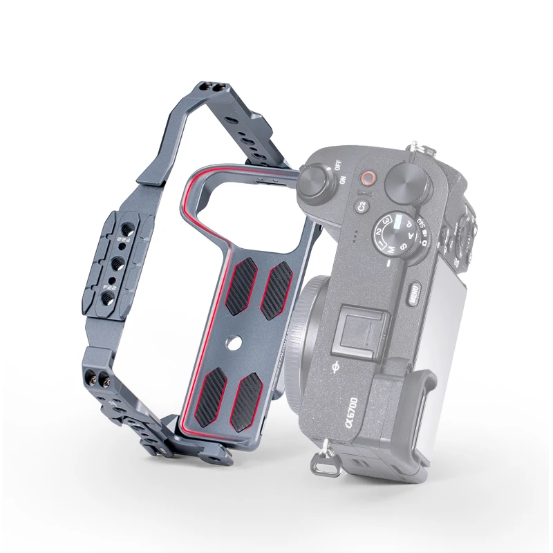 FALCAM F22 F38 Gaiola de câmera de liberação rápida PARA SONY A6700 C00B3804 Placa inferior de liberação rápida