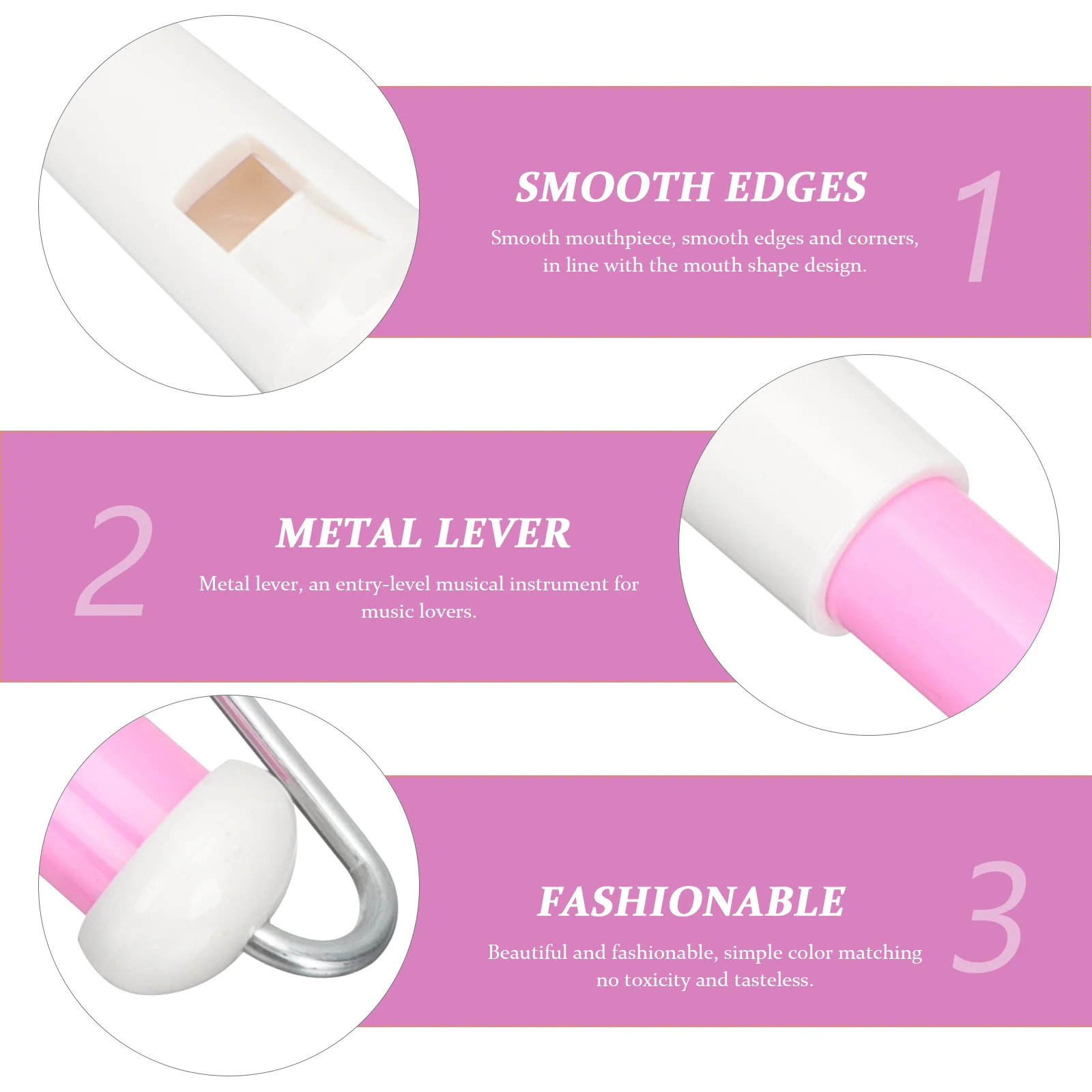 2 قطعة صافرة الشريحة دفع سحب المزامير الأطفال الآلات الموسيقية التعليمية متعة تهب اللعب الملونة مثيرة للاهتمام الموسيقى