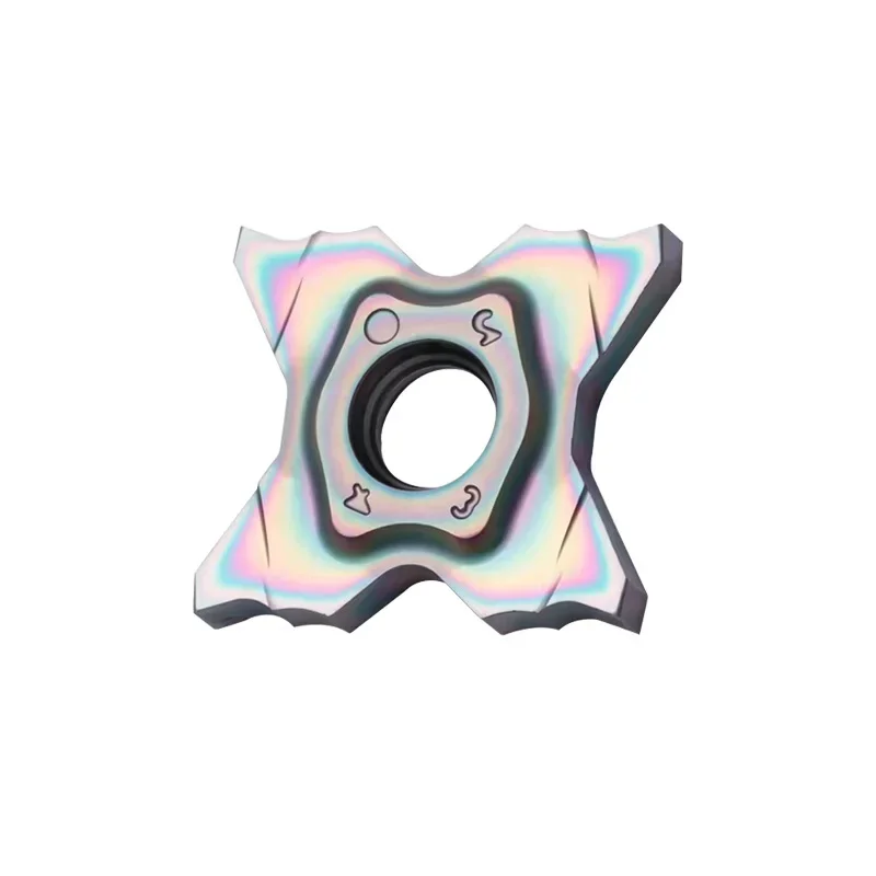 TQJ27 1.0 1.5 2.0 2.5 3.0 R0.1 R0.2 R0.4 Grooving Blade Four-pointed star external grooving insert Carbide Insert For TQHR Holde