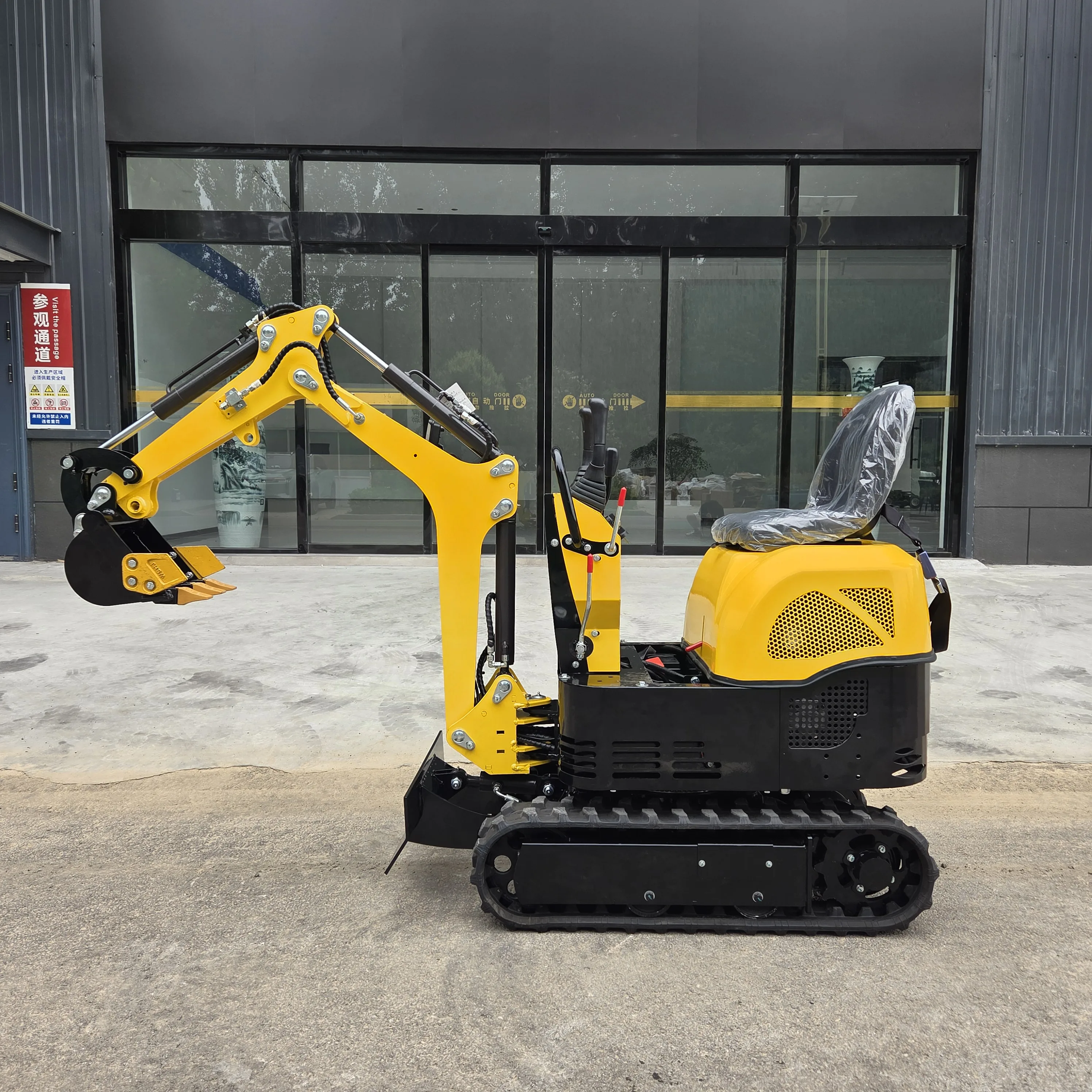 High quality small hydraulic crawler excavator for sale 0.8 tons orchard farm trencher customized 1000 kg mini crawler excavator