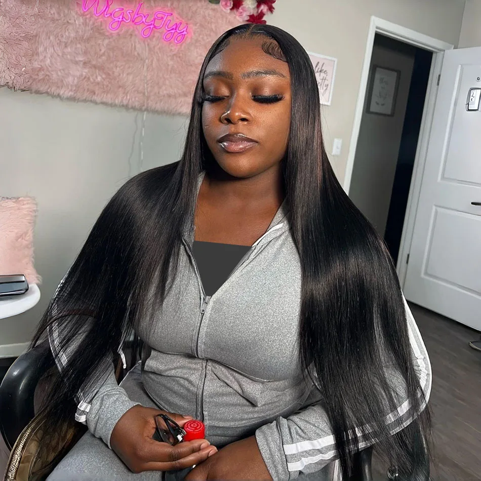 

Прямые парики фронта шнурка Бесклеевой парик 13X4 Человеческие волосы 13X6 Hd Парик фронтальной части шнурка 30 40 дюймов 4X4 5X5 Готовые к ношению парики с закрытием