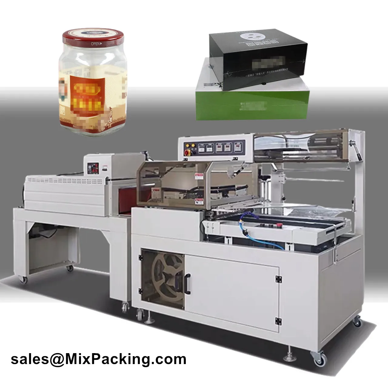 Automatic Instant Noodle POF Shrink Film Packaging Bag Heat Shrinkable Packaging Machine