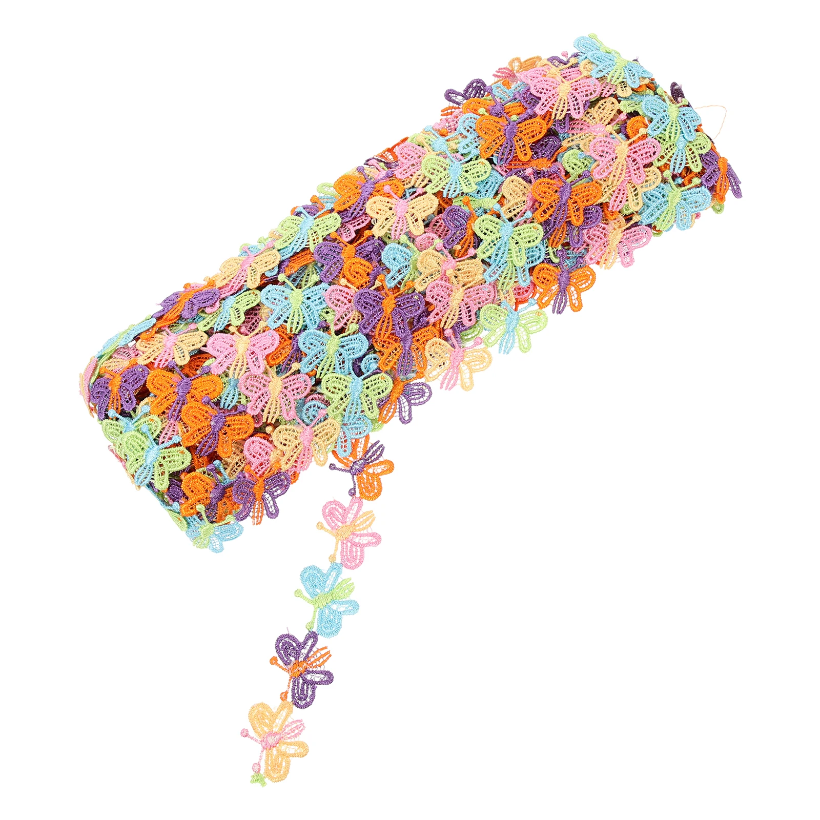 

Lace Trims Accessories Beautiful Embroidery Patches Semi Finished Products Girls Women Clothes DIY Dress Ornament Butterflies