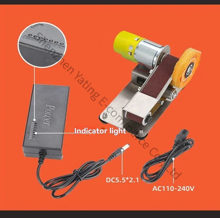 Polishing machine edge grinder tool set, 110V/220V multi-functional electric mini desktop sander