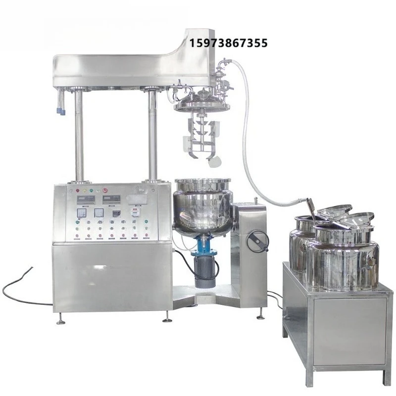 Vacuum Emulsifier Homogenizer Making Machine for Cosmetics Facial Cream /Body Cream /cosmetic Product Equipment