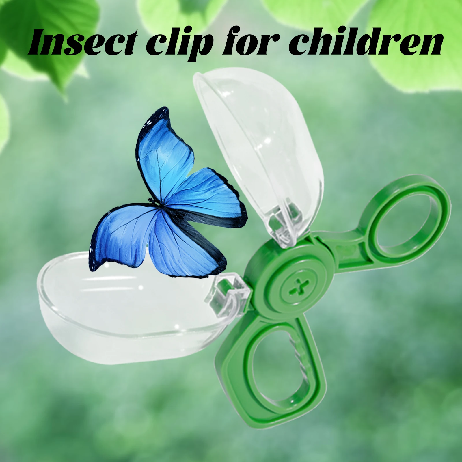 Clip de capsule d'insectes pour enfants, clip de filet d'insectes papillon, pince à épiler, jouet de pêche en filet, exploration naturelle en plein air, cadeau d'anniversaire