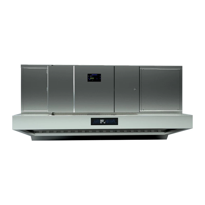 

Commercial Kitchen Vent Range Hood System With ESP High-Efficiency Filtration