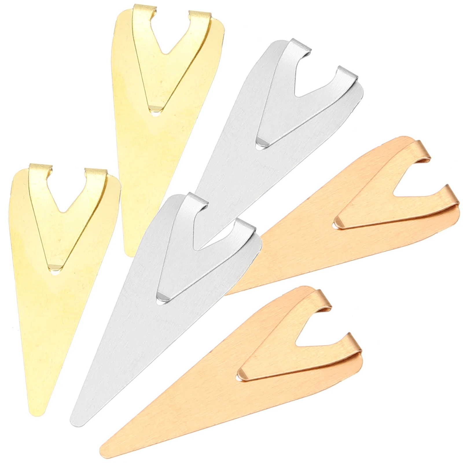 12 stuks metalen bladwijzerhouder gladde messing boekenleggers vintage stijl voor kinderen vrouwen mannen boek bestand organisator cadeau student