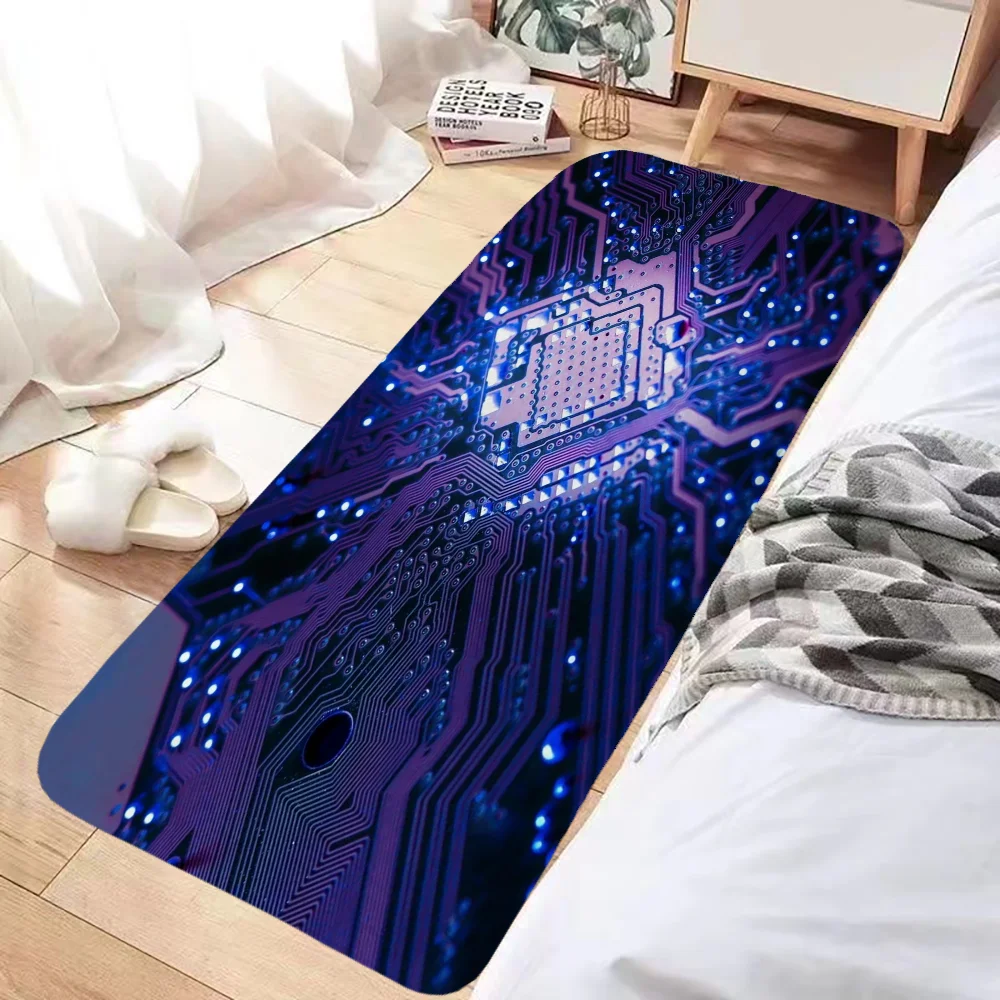 

Circuit Board Creative Prayer Rug Kitchen Foot Mat Floor Bath Mat Rugs Carpet for Kitchen Door Mats Bathroom Non-slip Entrance