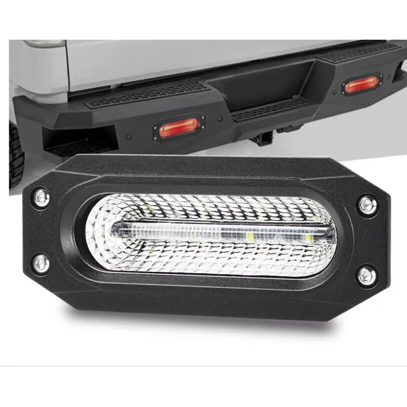 2023 New Reversing Brake S Light 12v 24v White Red Strobe Work Light Led Truck Tail Light Brake Reversing Lamps for Car