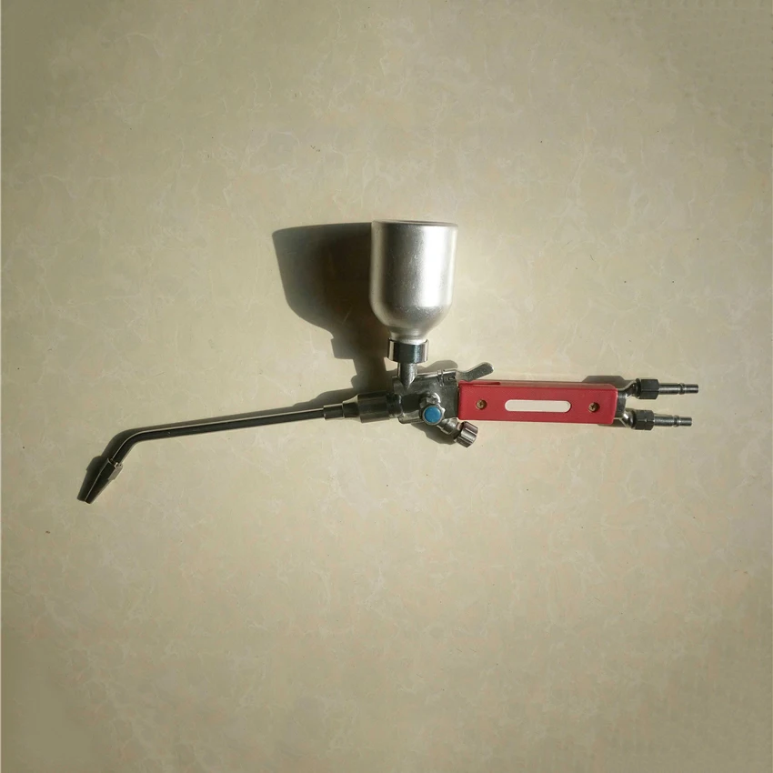QH-1h/QH-2h/QH-4h Metal Powder Spray Welding Torch Oxygen Acetylene Flame Welding Gun Mold Repairing Spray Gun 430/470/580mm