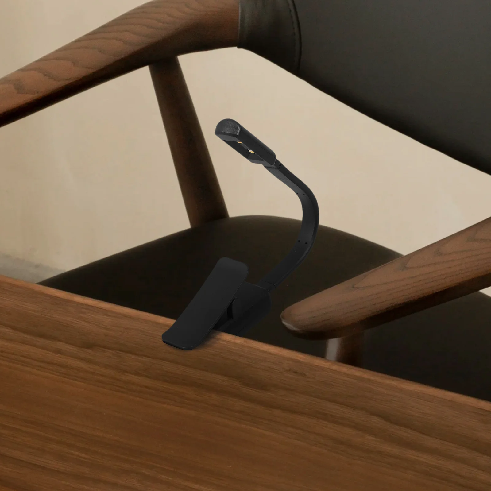 

LED Clip-on Rechargeable Book Reading Light Portable Mini Lamp Adjustable Brightness 3 Color Temperature Eye Care for Study