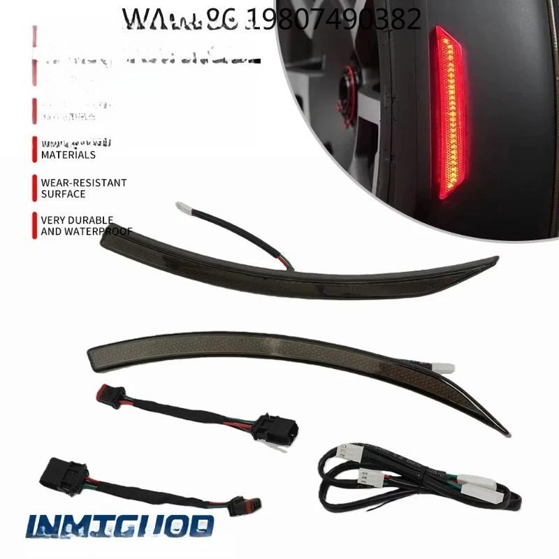 2026 Latest Red Plastic LED Taillights Scorpion Front Fenders For Bombardier Ryker Sling Mods 2019+