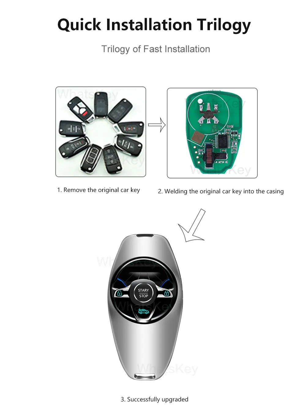 SK11 Uniwersalny LCD smart key APP Dostosowana tapeta do Audi do BENZ Do VW Do Forda Do Toyota Do BMW Do Hyundai Do KIA