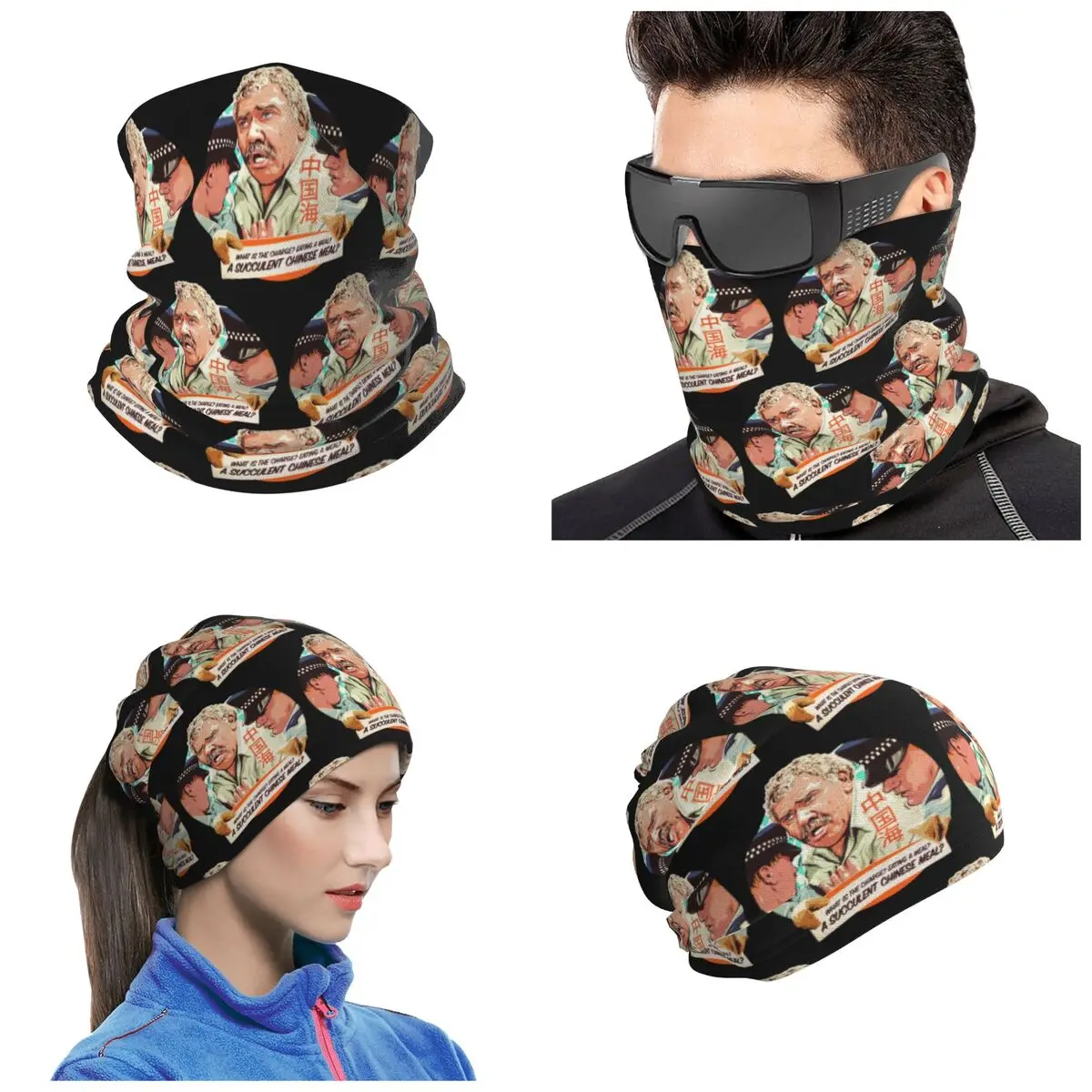 A SUCCULENT CHINESE MEAL Bandana Neck Gaiter Printed Face Scarf Multi-use Headwear For Men Women Adult All Season