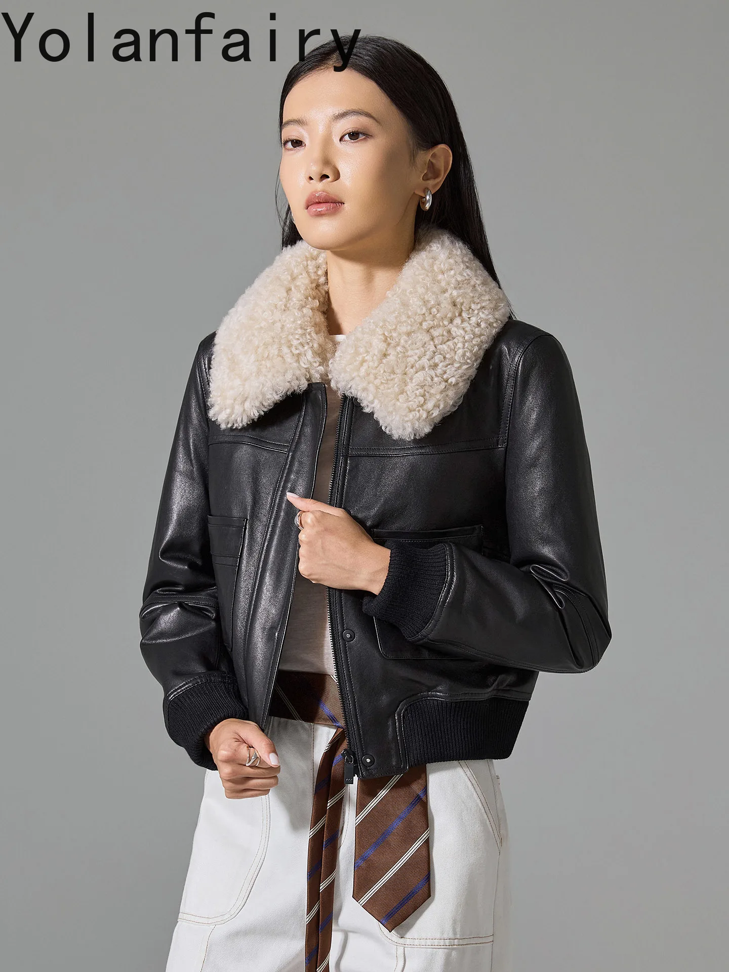 욜란페어리(YOLANFAIRY) 최고급 천연 양가죽 소 - Puffer Jacket Women Down 리뷰 및 가격