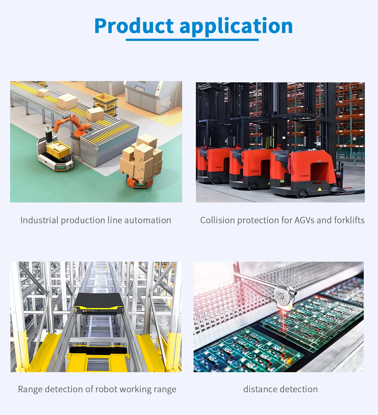 Great Quality Industrial Automation 10m Measurement High Frequency Laser Distance Sensor