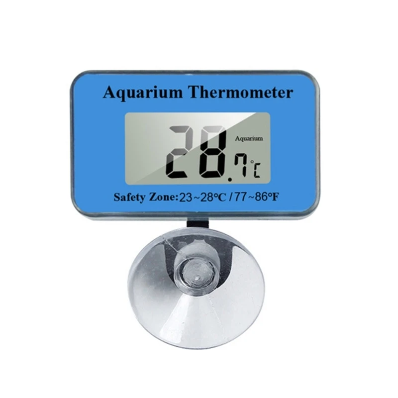 Suction Cup Aquariums Thermometers Clear Digital Display for Fishtanks drop ship