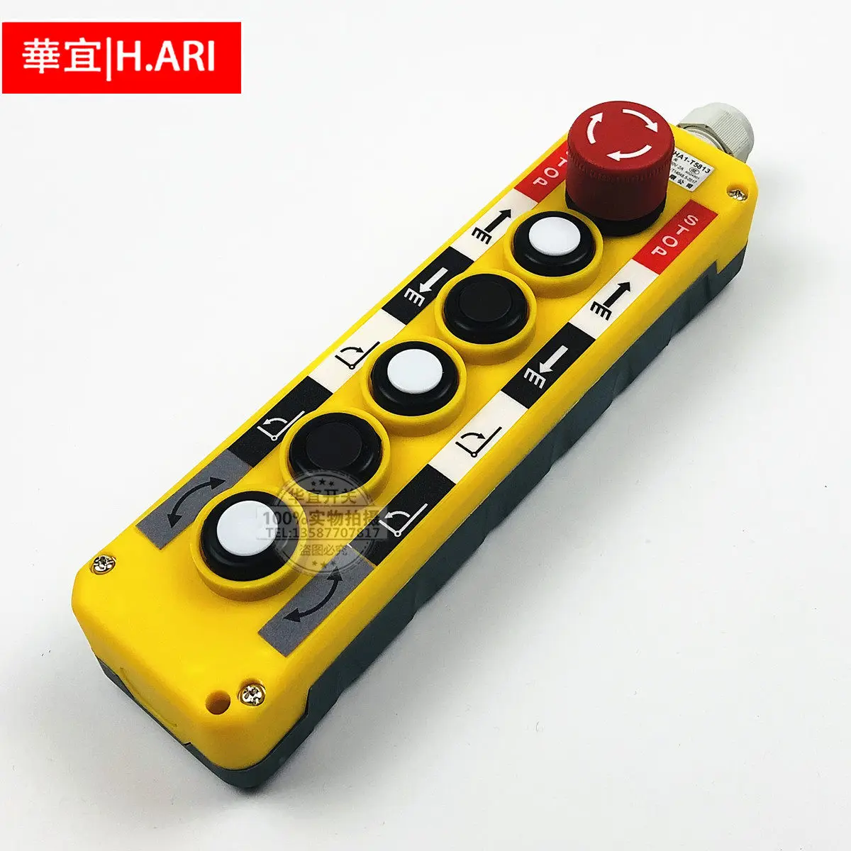 TNHA1-T5813 Lifting car lift button switch truck tail plate control handle COP-5B with emergency stop