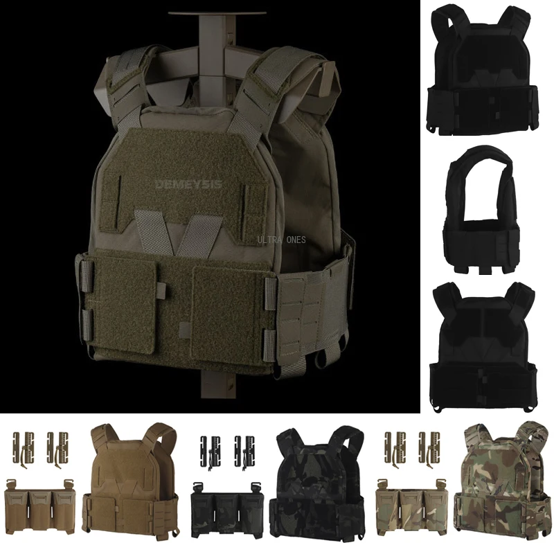 KZ Chaleco táctico Molle panel triple cargador liberación rápida - imagen 5